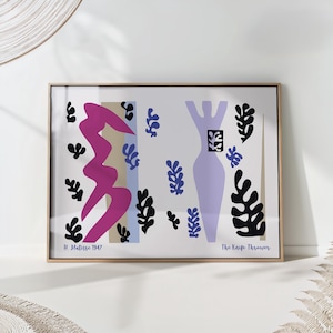 Henri Matisse Print The Knife Thrower Mid Century Modern Wall Art Abstract Poster 1947