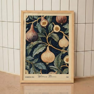 William Morris Fig Print: Botanical Vintage Kitchen Wall Art