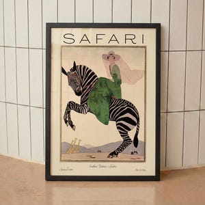 Antique Zebra Print - Etsy