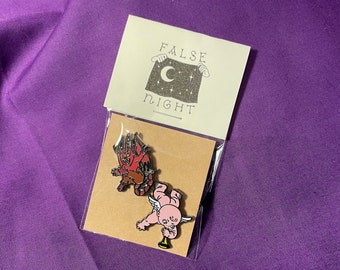 Cherub & Imp Enamel Pin Set