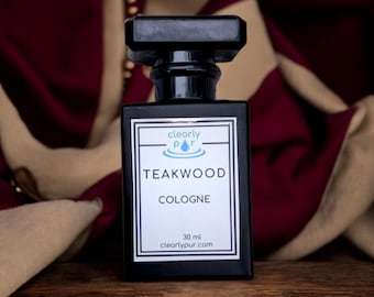 Teakwood Men's Cologne Spray, Woodsy Musk Scent (30 ml)