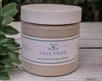 Anti Aging Facial Skin Cream FACE FOOD Incredibly Popular Fan Favorite Moringa Butter Mango Anti Wrinkle Skin Sea Kelp Rejuvinating Skin