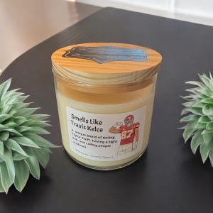 Travis Kelce/ Kansas City Chiefs Inspired 100% Soy Candle - 12 Oz