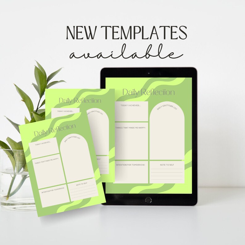 Daily Reflection, Digital Download, Printable PDF, Aesthetic Daily ...