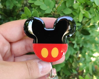 Mouse Badge Reel, Glitter Badge Reel, Cute Badge Reel, NICU Nurse Gift, Theme Park ID Holder, Pediatrician Badge, Nurse Gift, Teacher Gift