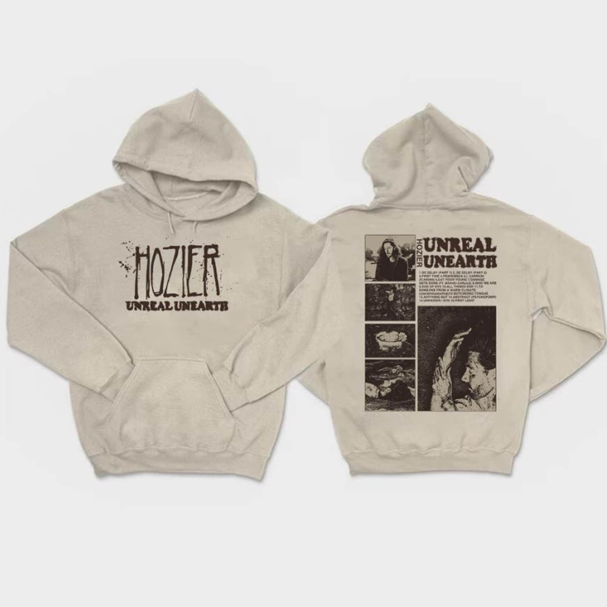 Unreal Unearth Tour 2023 Merch Hoodie, Vintage Hozier T-Shirt