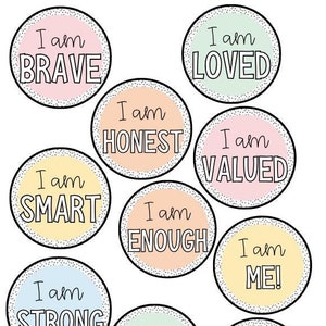Pastel Rainbow Affirmation Station: Printable Classroom Decor (PDF)