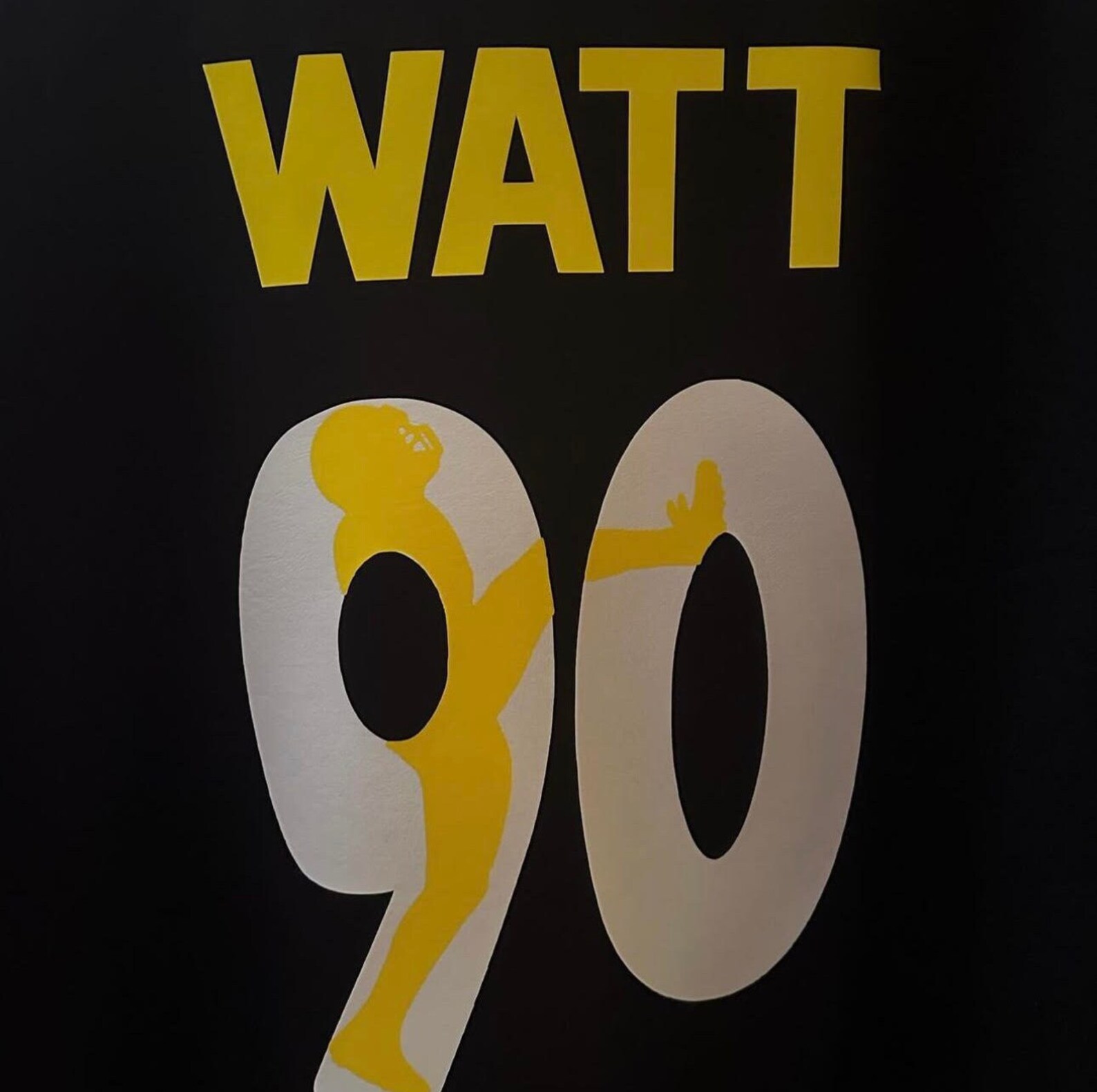 TJ Watt Poster Pttsburgh Steelers Football Llustrated Art Prnt - Etsy