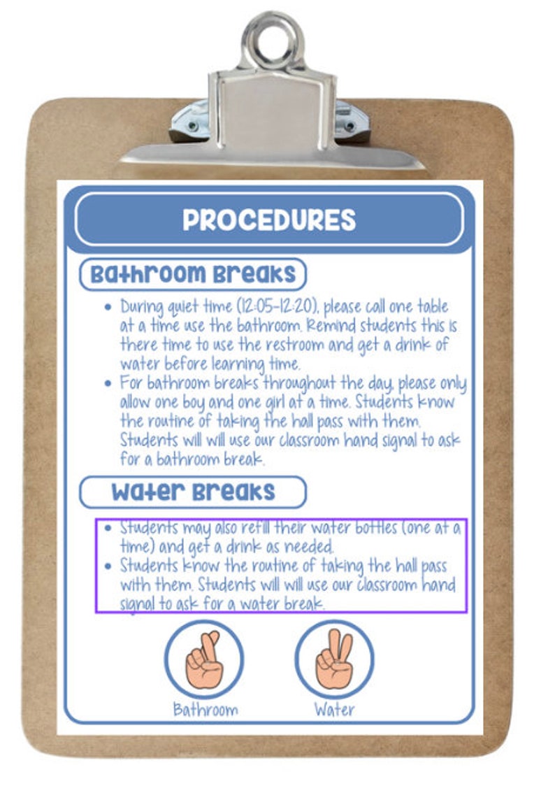 Substitute Teacher Binder Template | Completely Customizable | Cute ...