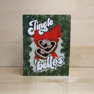 Carte de Noël Jingle 'Bellos Portobello Mushroom Pun