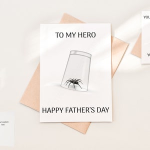 TARJETA DEL DÍA DEL PADRE CON IMPRESIÓN PERSONALIZADA / Regalo para el abuelo / Regalo para papá / Tarjeta de felicitación del Día del Padre / Idea de regalo de agradecimiento / Brillo fotográfico