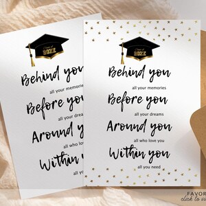 Impression poème de fin d'études | Impression de citation de diplômé | Cadeaux pour les diplômés | Cadeau de fin d'études | Art mural poème de fin d'études | Cadeau de l'obtention du diplôme 2025 | Impression numérique