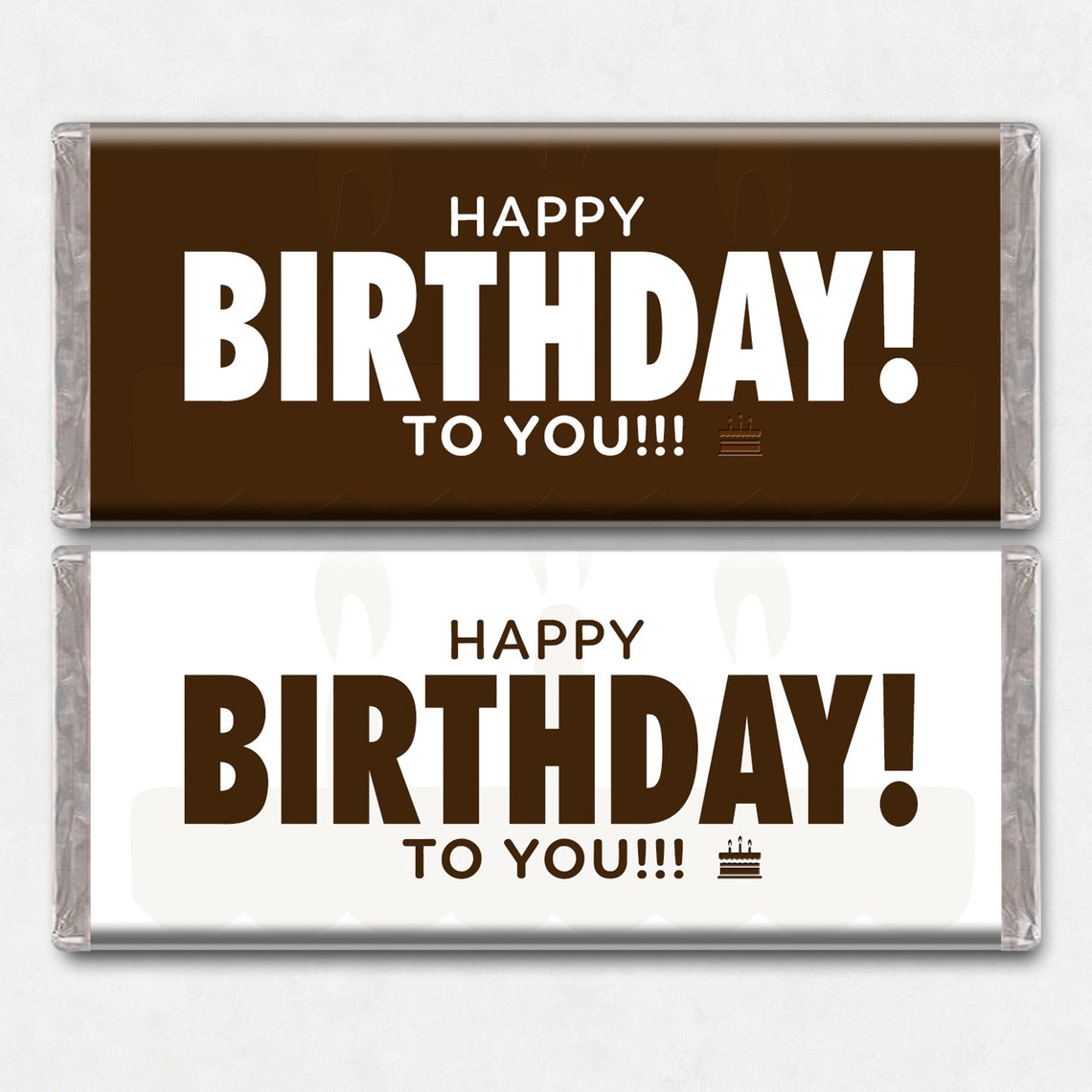 Instant Download Printable HAPPY BIRTHDAY to You Chocolate - Etsy