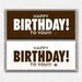 Instant Download Printable HAPPY BIRTHDAY to You Chocolate - Etsy