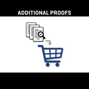 Additional Proofs of Customized or Personalized Digital Download Items and / or Pre-printed Items and Updates, Changes, or Modifications