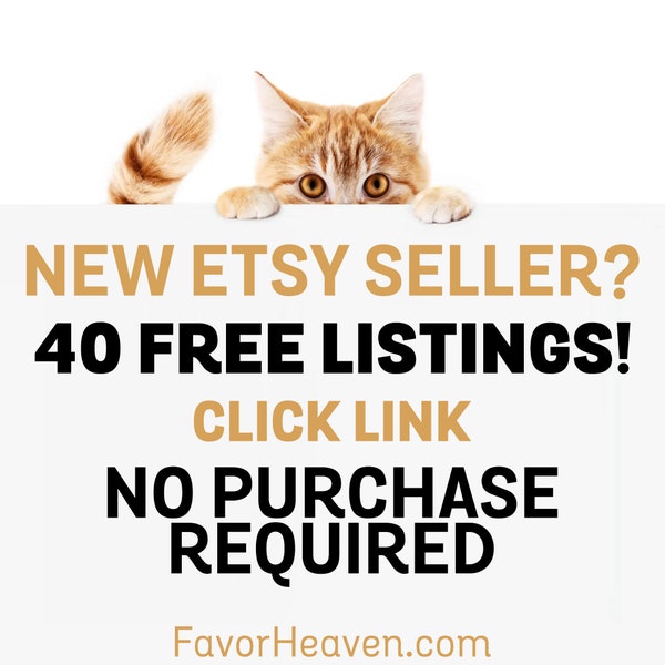 40 Free Listings, Open an Etsy shop and list your first 40 items free, 40 free etsy listings 2024, How To Get 40 Free Listing On Etsy FREE