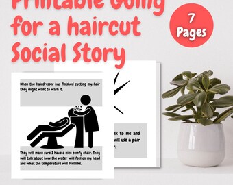 Behaviour Social Stories for Autism, Going for a Haircut Social Story, Emotional & Social Learning, Special Educational Needs, PDF