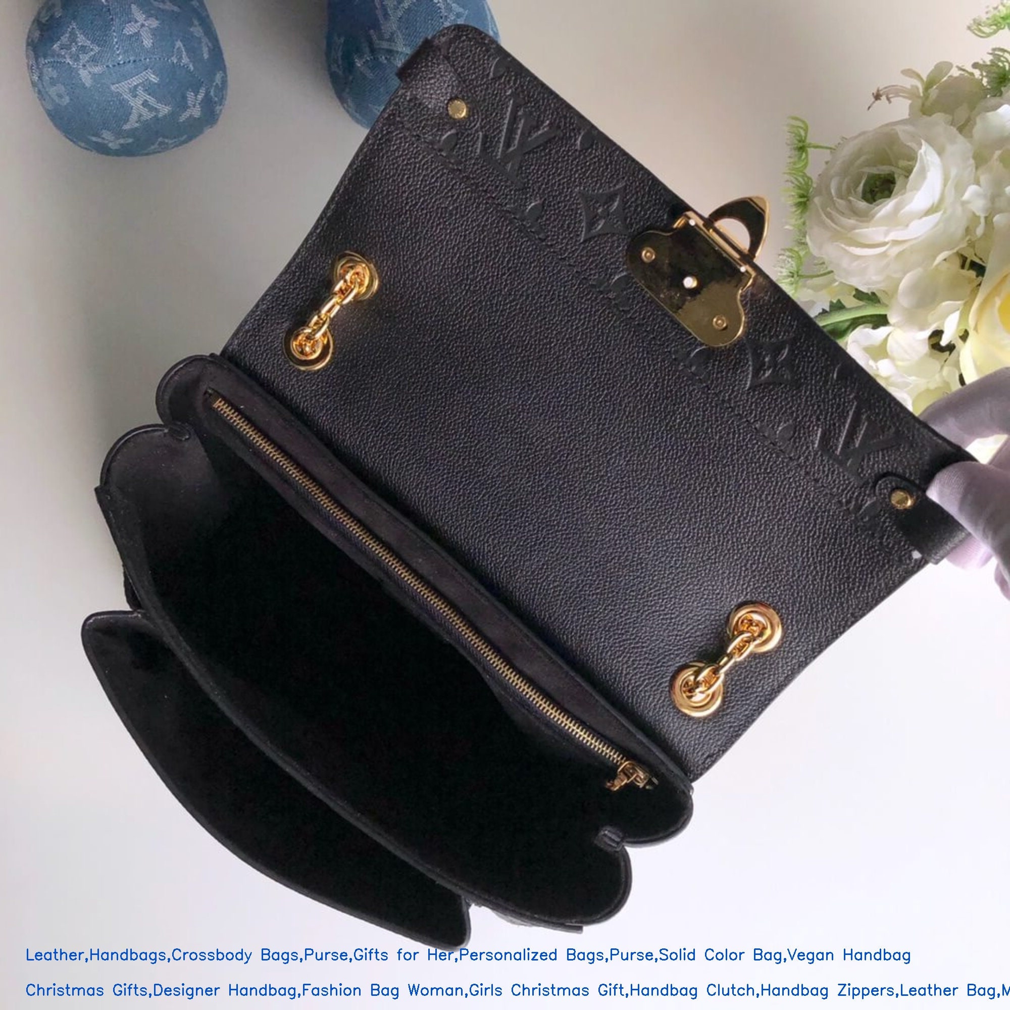 Bandoulière Bag Strap Bicolour Monogram Empreinte Leather - Wallets and  Small Leather Goods J02520
