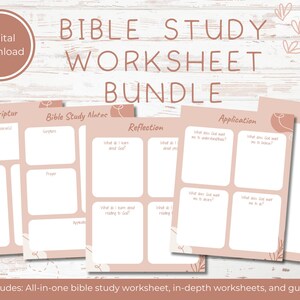 Bible study worksheets, Bible study sheets, Bible study journal, Christian journal, Christian notes, Christian worksheets, Bible plan
