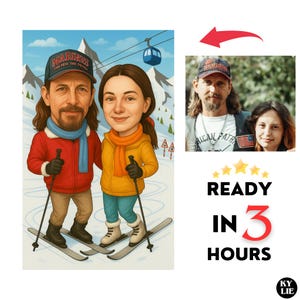 Custom Portrait, Couple Portrait, Cartoon Portrait, Custom Family Portrait, Couple Drawing, Personalized Portrait, Custom Illustration