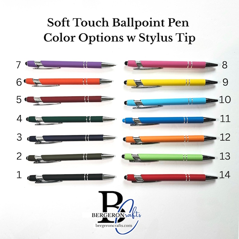 Personalized Class of 2026 Pen, Engraved Soft Touch Black Ink Ball ...