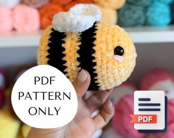Bumble BEE PATTERN Download PDF Amigurumi for Beginners (English/Spanish)