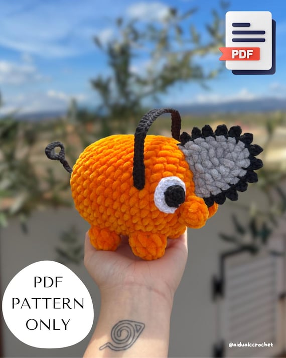 7 Pochita Crochet Patterns 1 Pochita Pattern Crochet