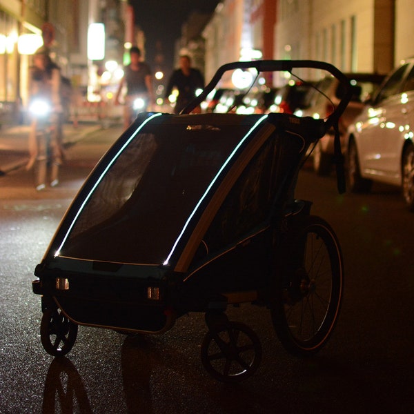 Nachtschwärmer - Licht für Fahrradanhänger