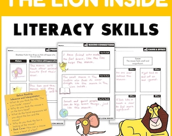 The Lion Inside Activities - Reading Comprehension & Literacy Skills Activities