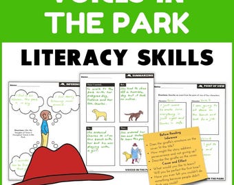 Voices in the Park Activities - Point of View Activities - Picture Book Activities