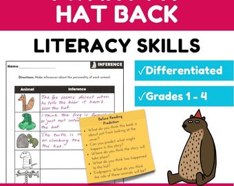 I Want My Hat Back Book Activities - Reading Comprehension and Literacy Skills