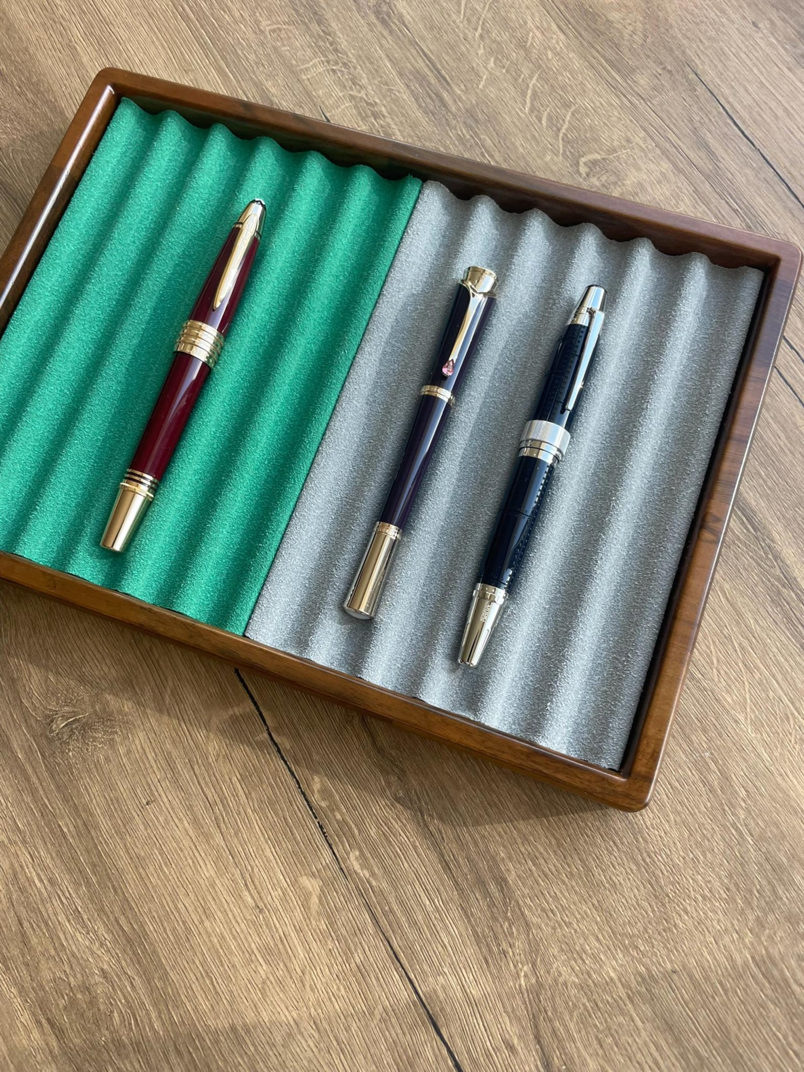 Handcrafted Solid Wood Pen Tray,handcrafted Wooden Pen Box Elegant — free download