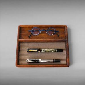 Wooden Pen and Ink Tray - Etsy