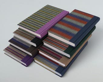 Notebook w/ Hand Woven Kutnu Fabric Cover