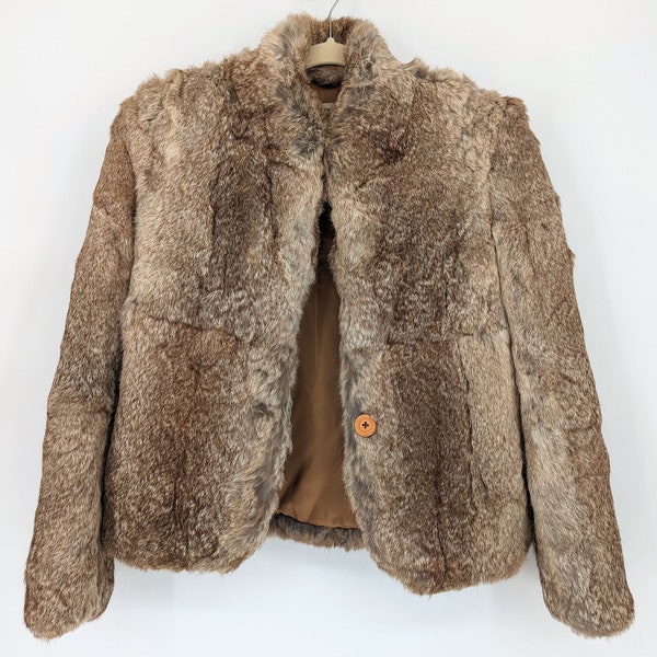 1970s Women's Genuine Rabbit Fur Short Coat