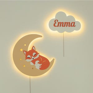 Night Light Cloud - Custom Baby/Toddler Night Lamp - Personalized Baby Gift - Nursery Light with Name - Baby Room Decor Ideas