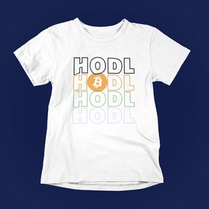 HODL Bitcoin T-shirt | Funny Crypto Shirt | Bitcoin | HODL | Cryptocurreny | Diamond Hands | Crypto Gift