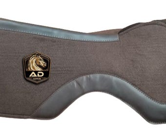 Wool Blend Felt Horse Saddle Pad, Comfort Equestrian Trail, 32x31x1