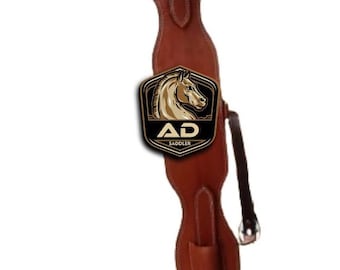 Western Horse Saddle Flank Cinch - 40 Inch Leather Bucking Strap With 2.75 Width