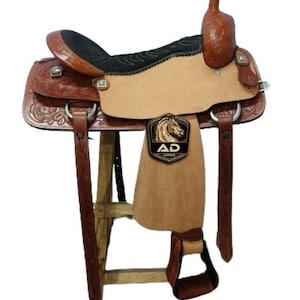 Barrel Racing Western Horse Saddle Leather Seat, Equestrian Gear, Cowboy Western, Horse Riding Saddle With Tack Set Free Shipping