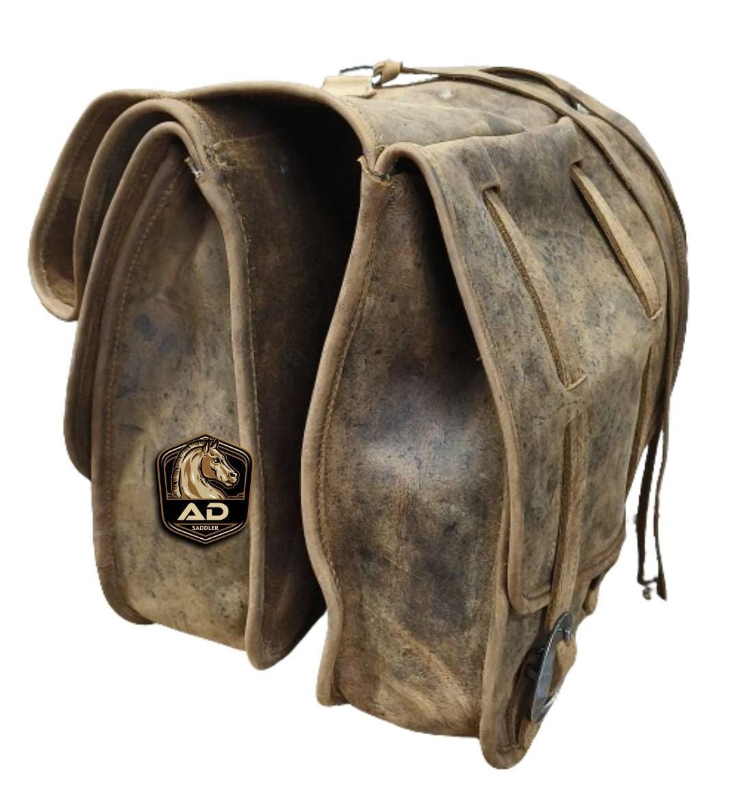 EQUIEMPRESS Borsa Da Sella In Vera Pelle Di Mucca, Con Utensili Da