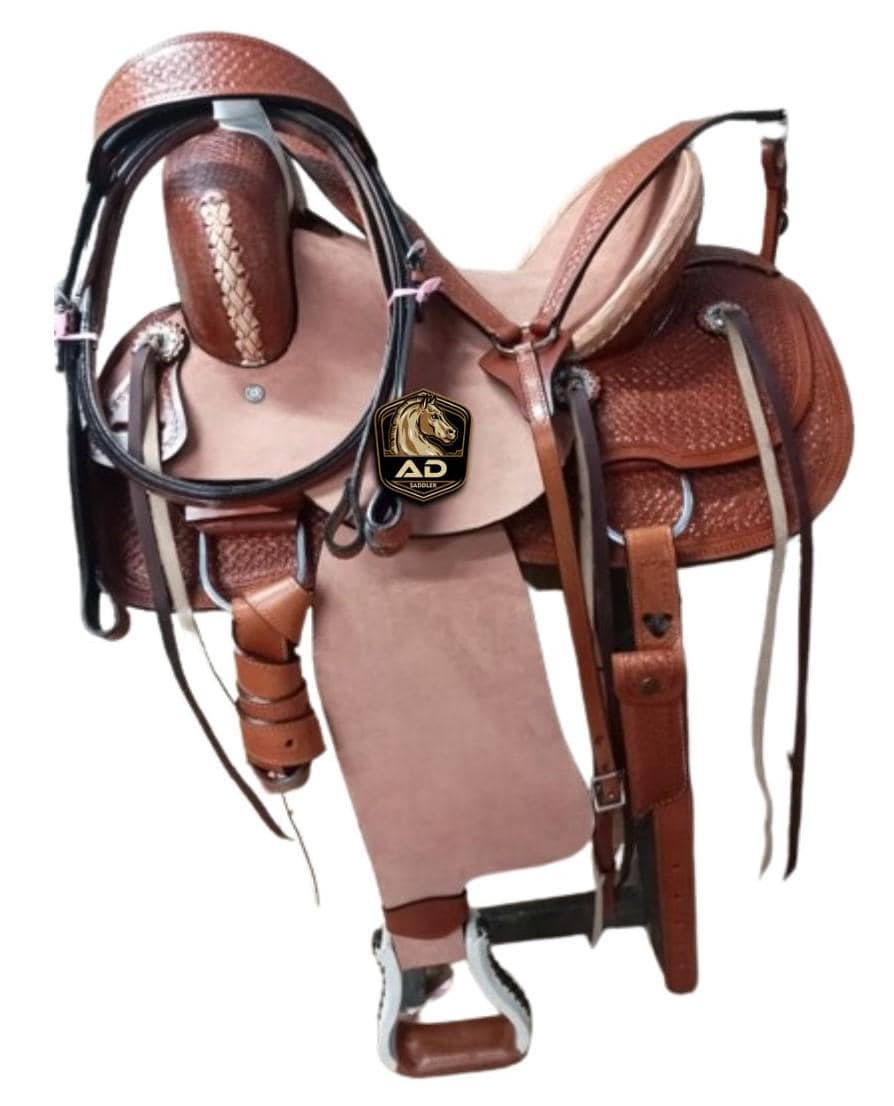 Wade Tree A Fork Premium Western Leather Roping Ranch Sella Per Cavalli Wade Tree A Fork Premium Western Leather Roping Ranch Sella Per Cavalli