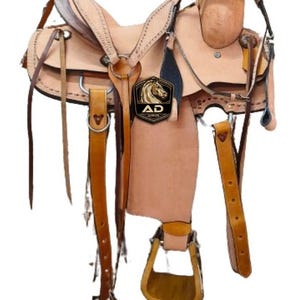 Rough Out Wade Tree A Fork Roping Ranch Work Leather Premium Western Horse Saddles Handmade Equestrian Trail Tack 10-18 inch Free Shipping