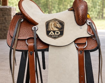 Western Wade Sattel, Handgefertigtes Roping Ranch Work Tack Set