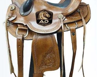 Selle Western Wade En Cuir Ridex – Taille 15 Pouces, Neuve, Pour Ranch Ou Roping