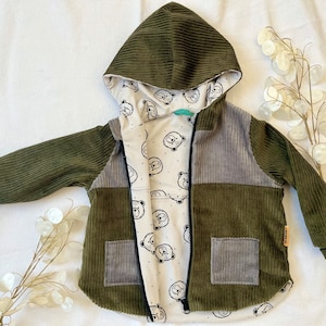 Übergangsjacke Cord 98/104 -GOTS-