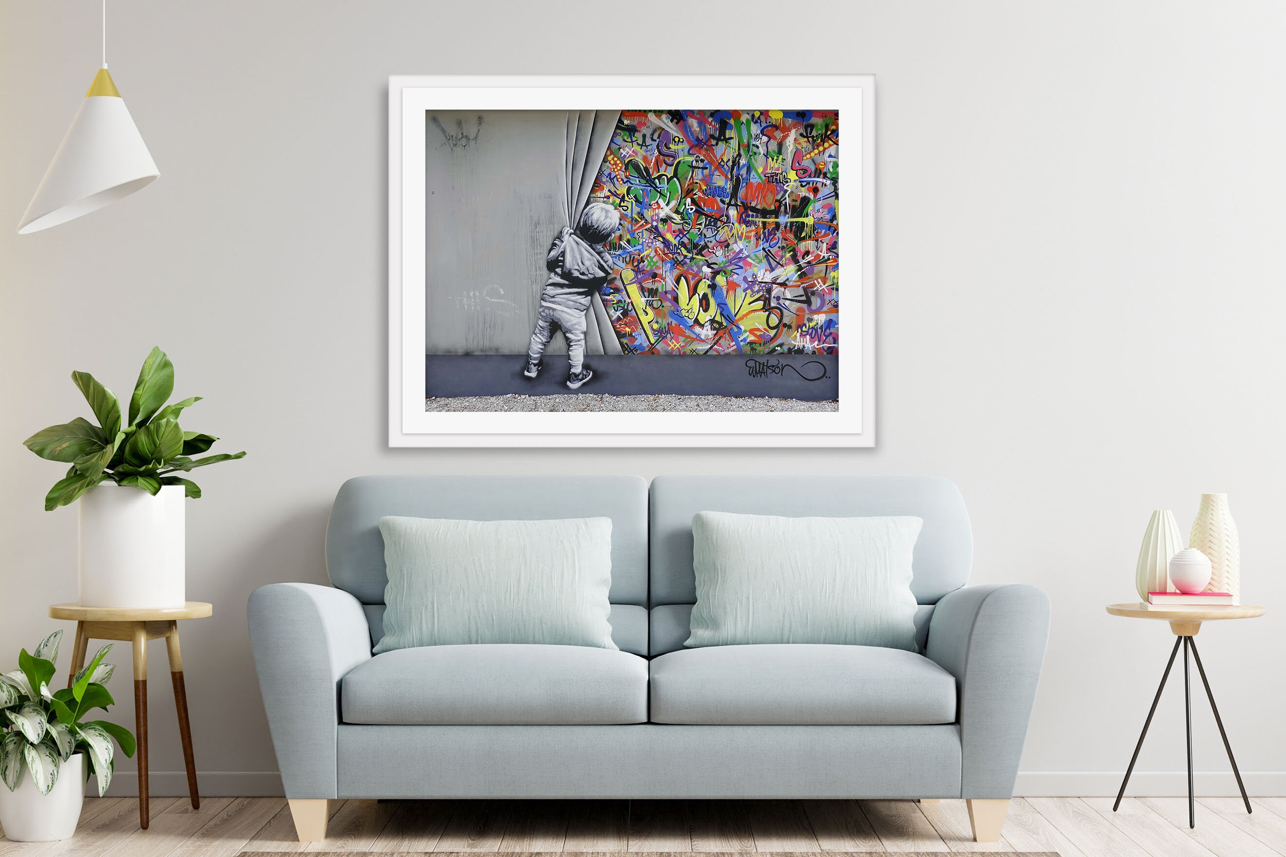 Banksy Behind the Curtain, Digital Download & Print Printable Digital