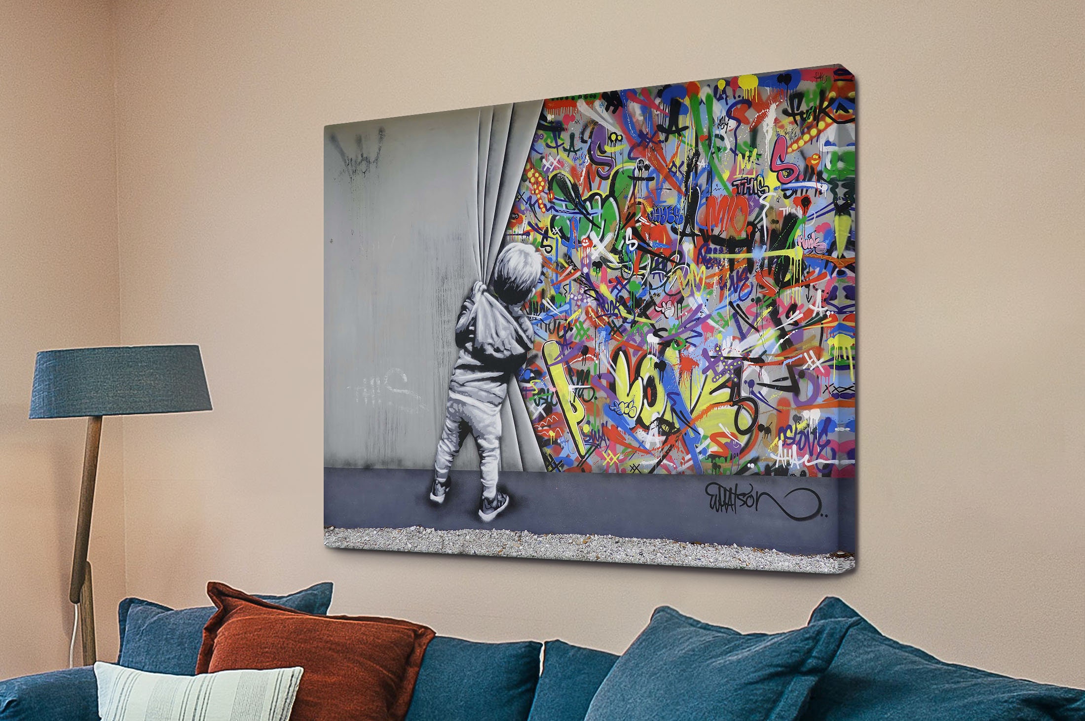 Banksy Behind the Curtain, Digital Download & Print Printable Digital