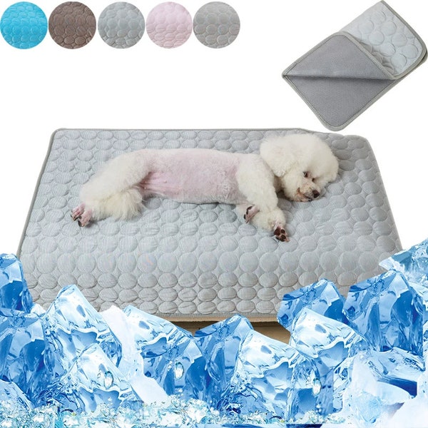 Summer Dog Cooling Mat Pet Cold Bed Extra Large for Small Big Dogs Pet Accessories Cat Durable Blanket Sofa Cat Ice Pad Blanket