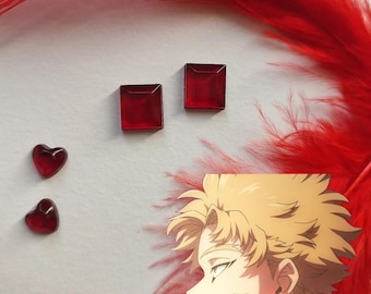 Hawks earrings - resin earrings - My Hero Academia inspired